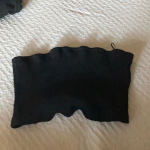 Cute black tube top M